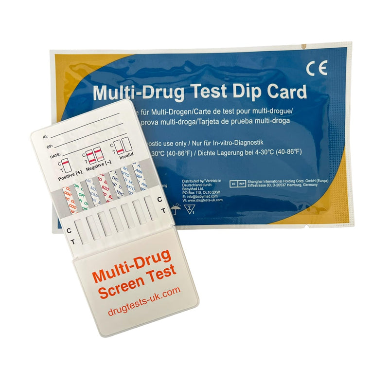 [Australia] - 3 x Drug Test Kits, Tests Urine for 7 Drugs at once, Home or Work, Cocaine, Cannabis, Opiates, Amphetamines, Methadone, Ecstasy & Benzos 