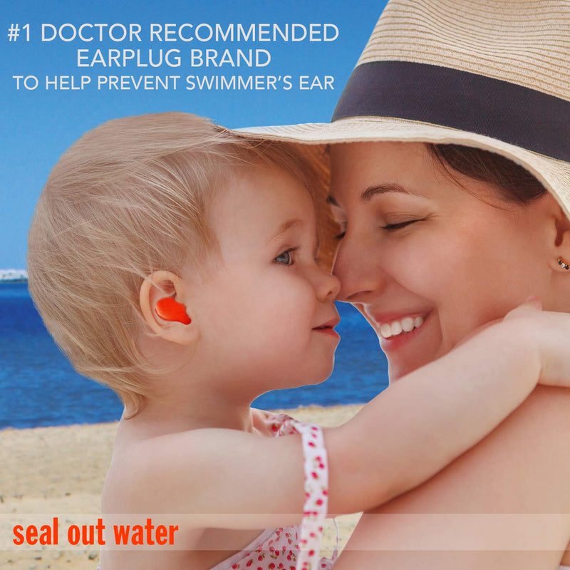 [Australia] - Mack's Soft Moldable Silicone Putty Ear Plugs - Kids Size, 6 Pair - Comfortable Small Earplugs for Swimming, Bathing, Travel, Loud Events and Flying 