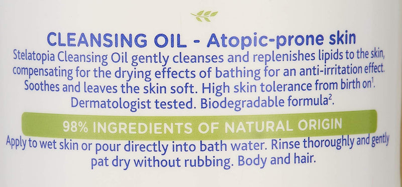 [Australia] - Mustela PA STELATOPIA® HUILE LAVANTE 500ML / PA STELATOPIA® REINIGENDE OLIE 500ML 