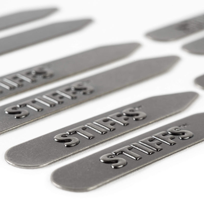 [Australia] - Stiffs by Wurkin Stiffs 10 Pack Assorted Size Brass Collar Stays 