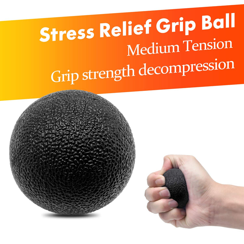 [Australia] - IMENSEAS Hand Grip Strengthener 7 Pack Adjustable Hand Gripper, Finger Stretcher Resistance Extensor Bands, Finger Exerciser, Grip Strength Ring & Stress Relief Ball for Athletes & Musicians Black 