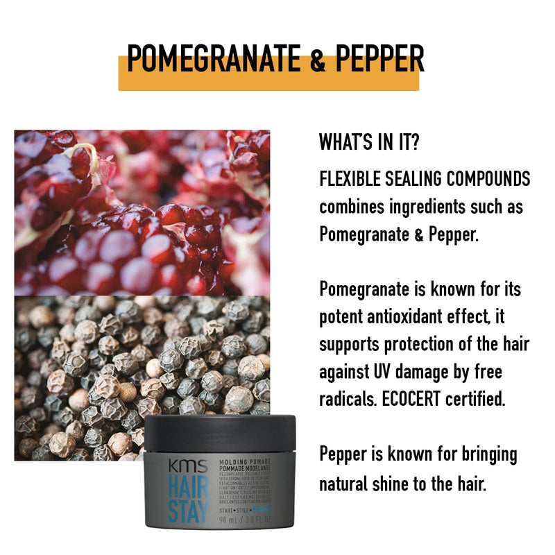 [Australia] - KMS Hair Stay Molding Pomade Hair Oil, 90 ml 