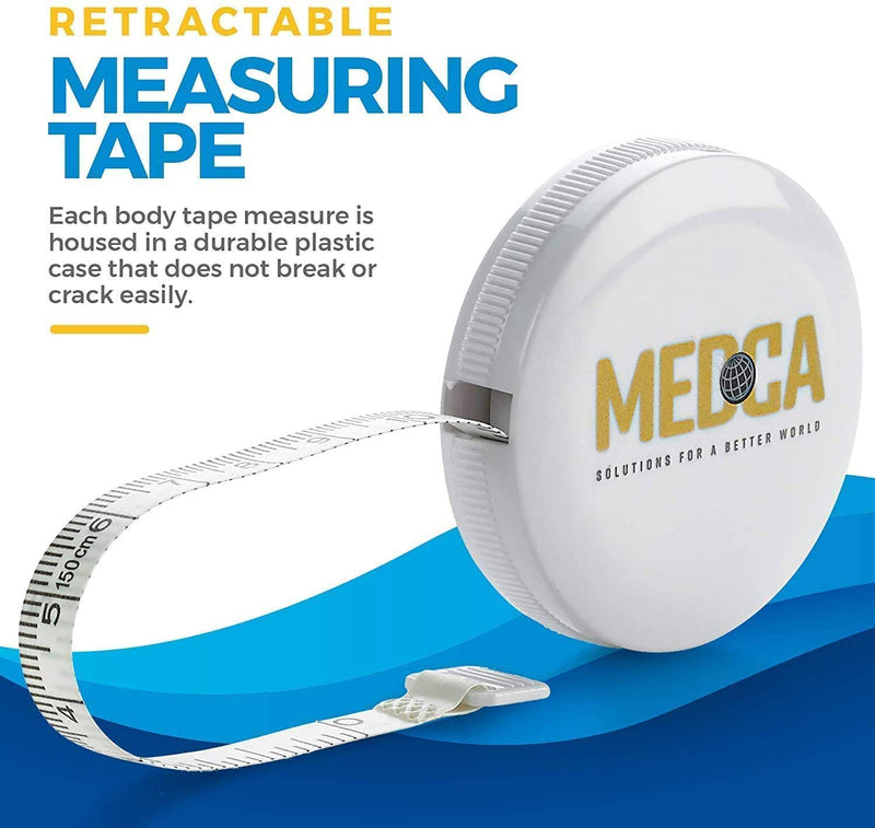 [Australia] - Body Tape Measure -(4-Pack) Measuring Tape Fat Weight Monitors, (Inches & cm) Retractable Tape Measure Ruler for Accurate Body Fat Calculator Helps Calculate Fitness Body Measurements 
