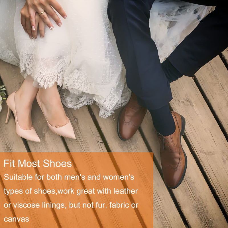 [Australia] - Heel Grips,8 PCS Heel Blister Protectors [2022 New] Heel Cushion Inserts Shoe Grips Liners for Shoes Too Big,Heel Cushion Shoe Pads for Women Men (Black) 