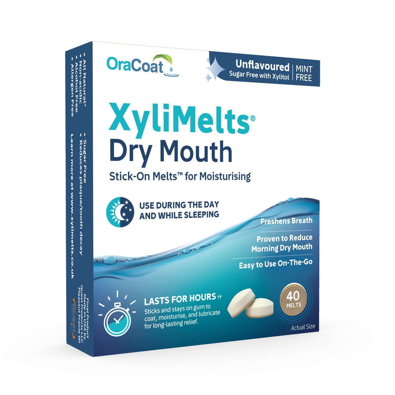 [Australia] - Oracoat - Xylimelts - Dry Mouth - Mint Free - 40 Count 