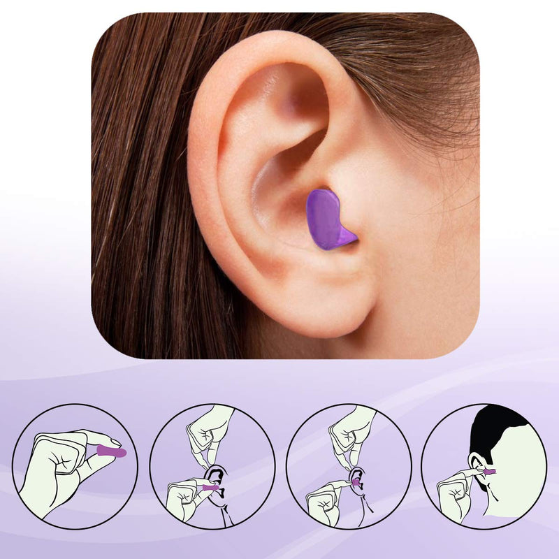 [Australia] - MOLDEX Soft Foam Earplugs 40 Pairs Ear Plugs for Sleeping, Snoring, Work, Travel, Shooting - 33dB Highest NRR Made in USA 