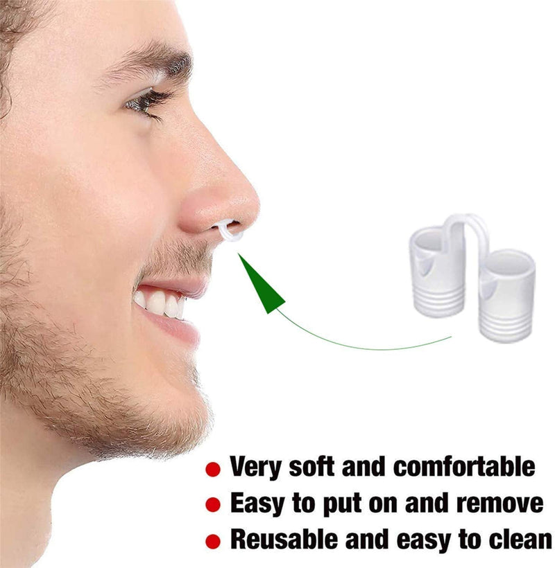 [Australia] - Breathing Relief Nasal Dilator Anti Snore Device - 12 Pack Nose Vents - Simple Snoring Solution for Nose Breathers by JERN (Set of 12) 