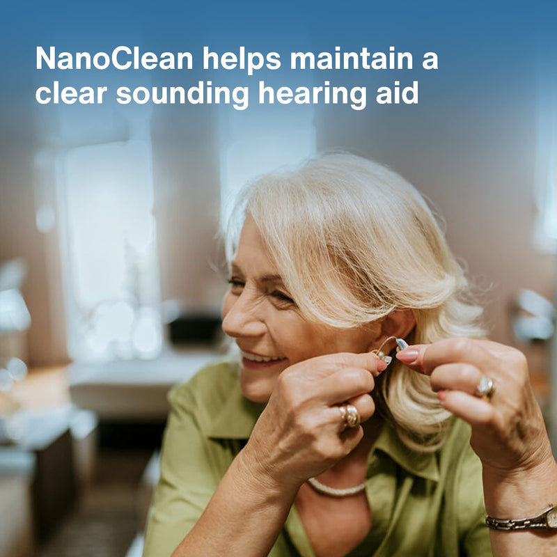 [Australia] - NanoClean All-in-1 Hearing Aid Cleaning Kit - 1 Pack of 20 Ready-to-Use Strands - Gentle & Effective Hearing Aid Cleaning Brush Thread-Fine Instrument Cleaners, Earbud Cleaner, Hearing Aid Accessories 