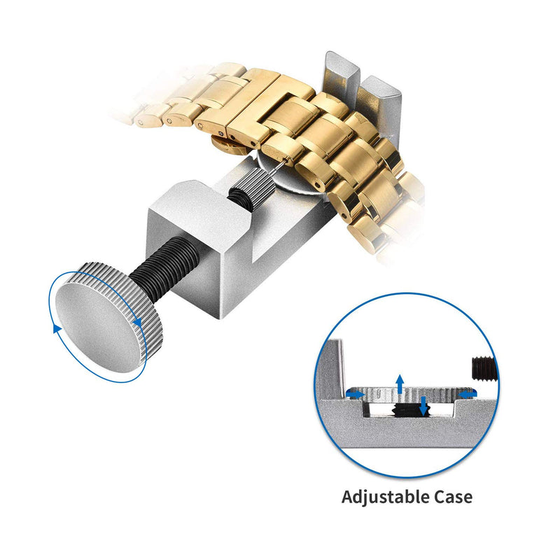 [Australia] - Watch Band Tool Kit - Watchband Link Remover Tool, Spring Bar Tool Set for Watch Repair and Watch Band Replacement with Small Hammer, Professional Watch Strap Remover Repair Tool, 108PCS Spring Bar 