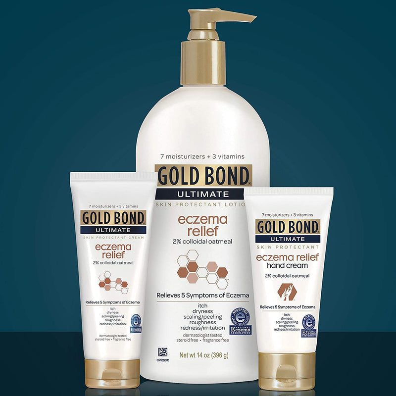 [Australia] - Gold Bond Ultimate Eczema Relief Skin Therapy Cream 8 oz Pack of 2 