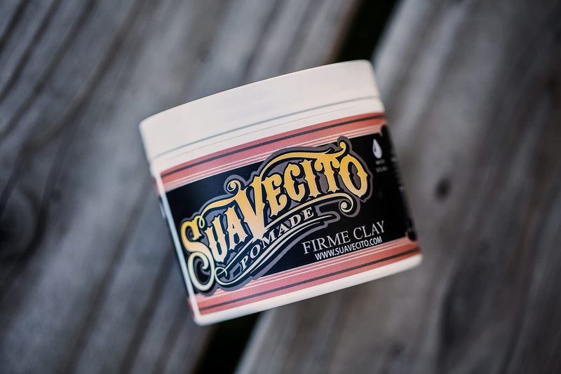 [Australia] - Suavecito Pomade Firme Clay, Strong Hold Hair Clay For Men, Low Shine Matte Hair Clay, Pomade For Natural Texture Hairstyles, 4oz/113g 