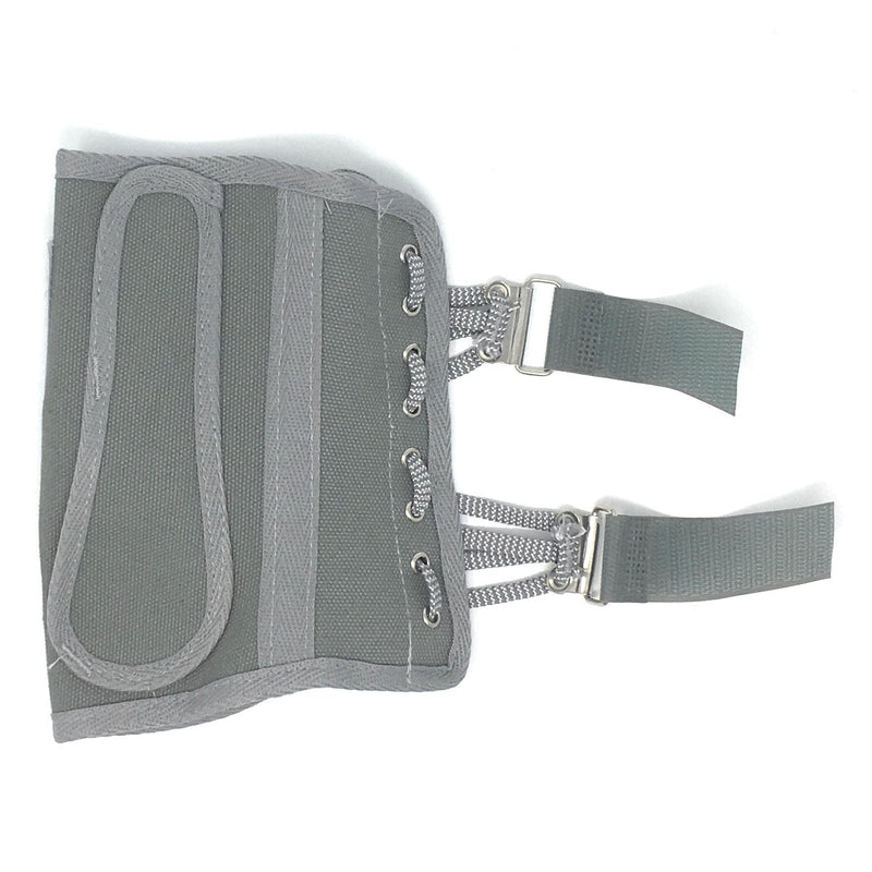 [Australia] - OTC Wrist Splint, Cock-Up Lacing, Canvas, ProChoice, Grey, Small (Left Hand) Small (Pack of 1) Gray (Left Hand) 