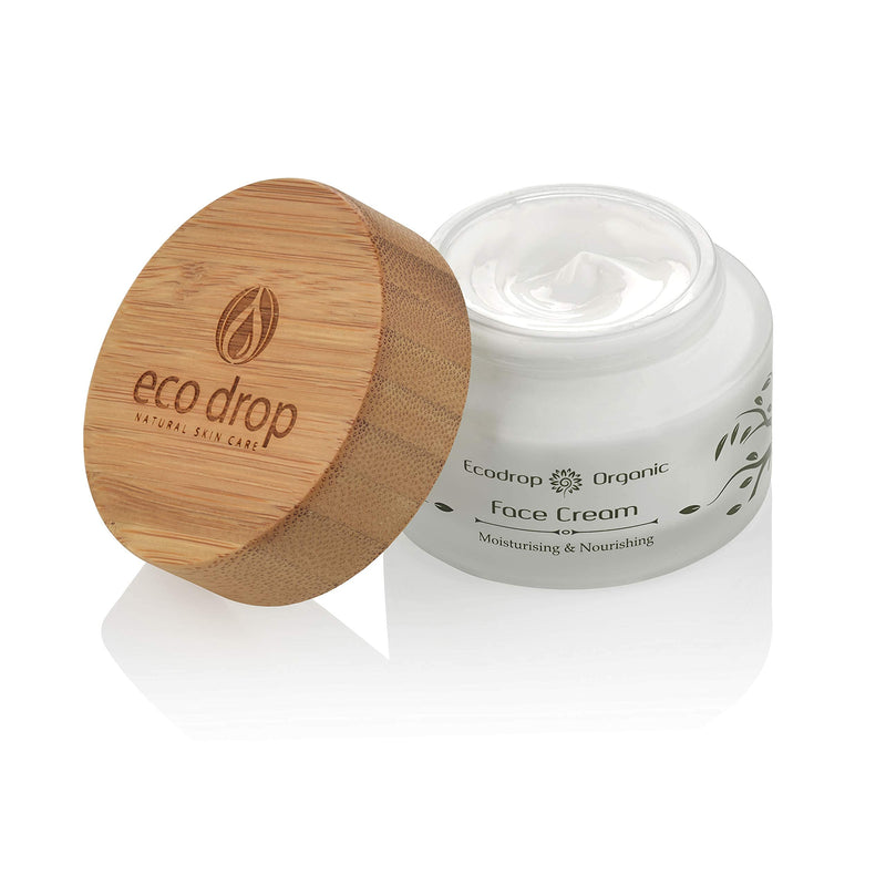 [Australia] - Ecodrop Organic Face Cream | Advanced Non-Greasy Daily Facial Cream for Women | Made with 100% All Natural Ingredients | Moisturiser & Anti Ageing Treatment| Vegan | Eco Packaging 