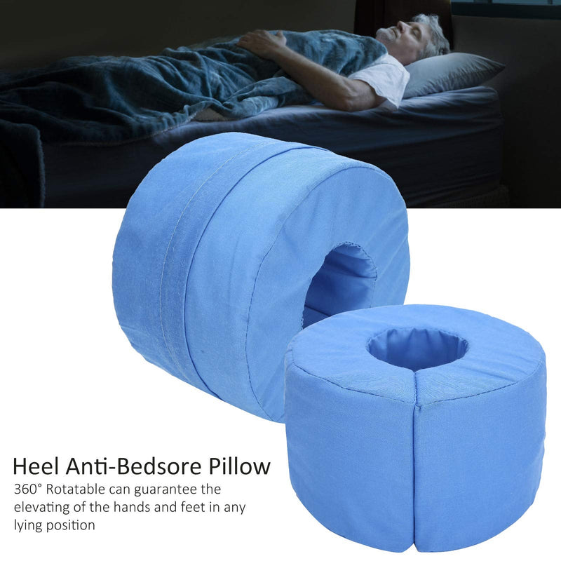 [Australia] - 2Pcs Heel Cushion Protector Pillow for AntiBedsore, Washable Soft Foam Heel Pillow, Elevation Pillows Support Pads for Pain Relief 
