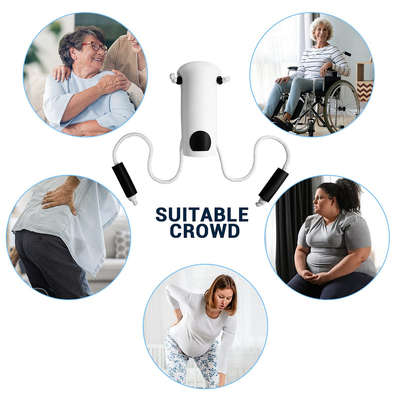 [Australia] - OPOVE Sock Aid Premium Socks Helper with Foam Handles and 31" Adjustable Cords for Elderly, Disability, Pregnant Women 