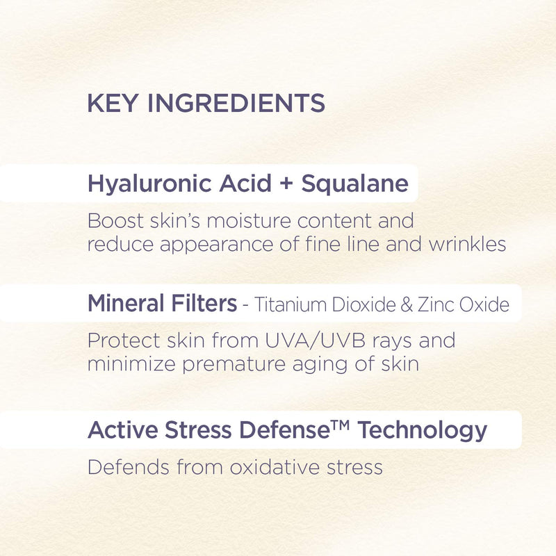 [Australia] - GLYTONE Hydra Lipid UV Mineral Sunscreen Broad Spectrum SPF 40+, Hyaluronic Acid, Squalane, 1.7 fl. oz. 