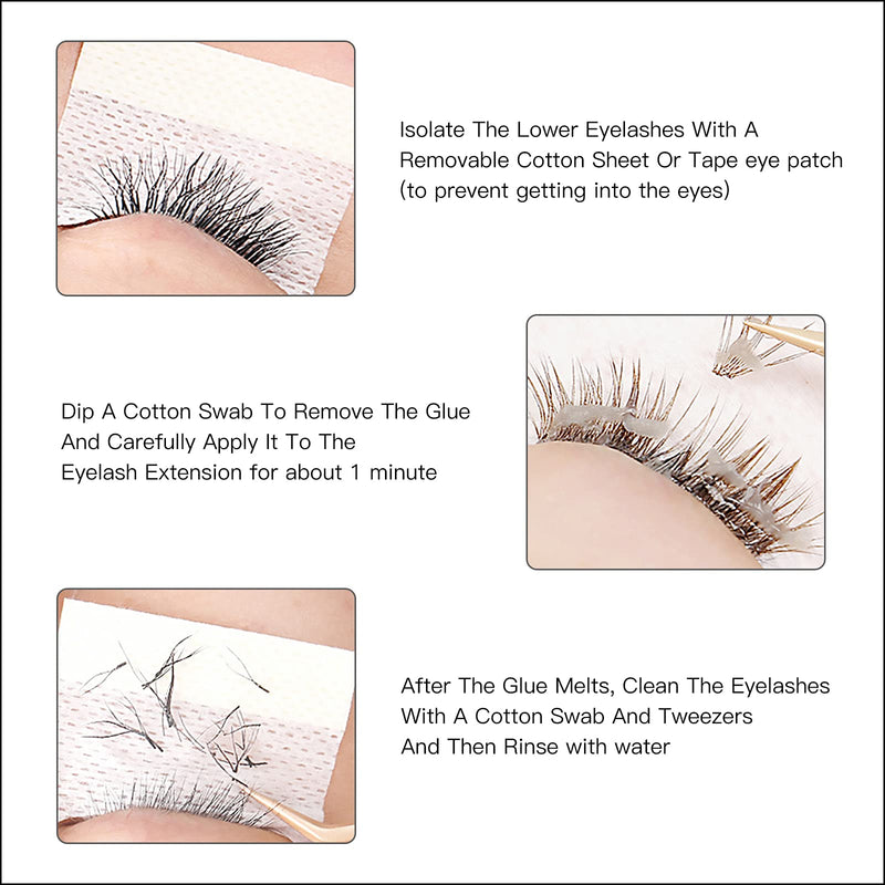 [Australia] - Eyelash Extension Glue Remover - Buqikma Lash Removing Cream Magic Cream Remover for Eyelash Extension remover cream 