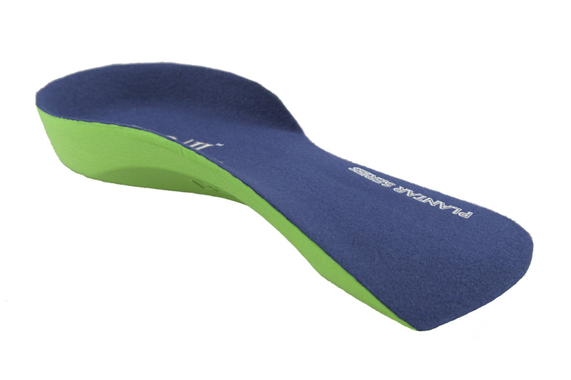 [Australia] - Pro11 3/4 Length Slim Fit Orthotic Heel Cup Insoles Plantar Fasciitis Metatarsalga Treatment (3-4.5 XS) 