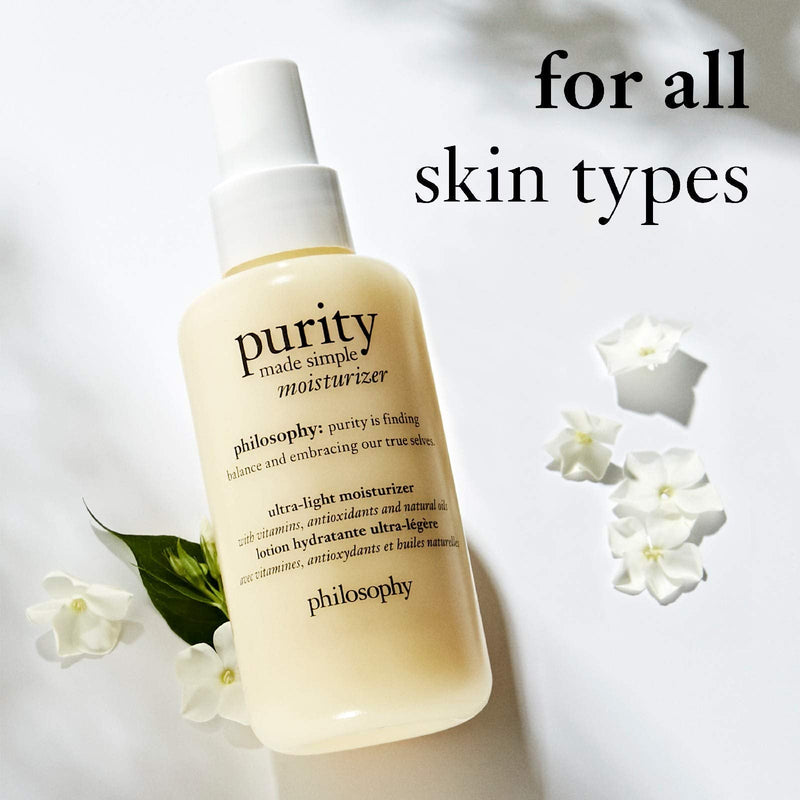 [Australia] - philosophy purity moisturiser 141ml | ultra-light face cream | 24-hour hydration 