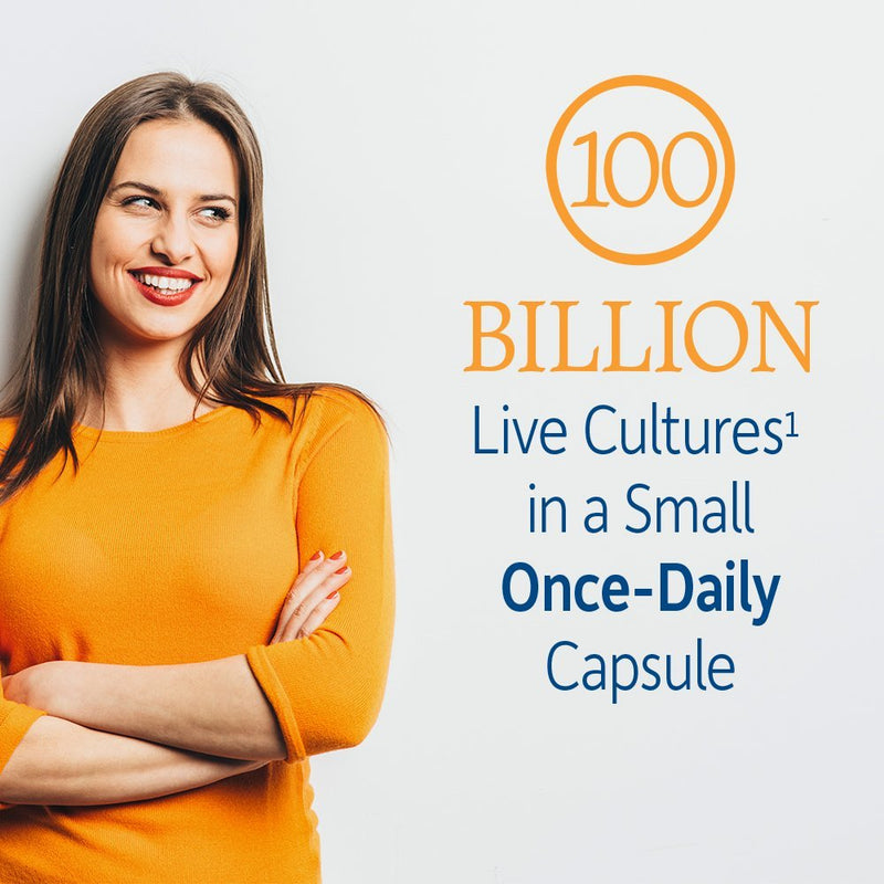[Australia] - Probiotics for Women and Men - Garden of Life Raw Probiotics Ultimate Care 100 Billion CFU Probiotic Supplement, Daily Probiotic for Adults with Digestive Enzymes, 30 Capsules Shelf Stable Probiotics 
