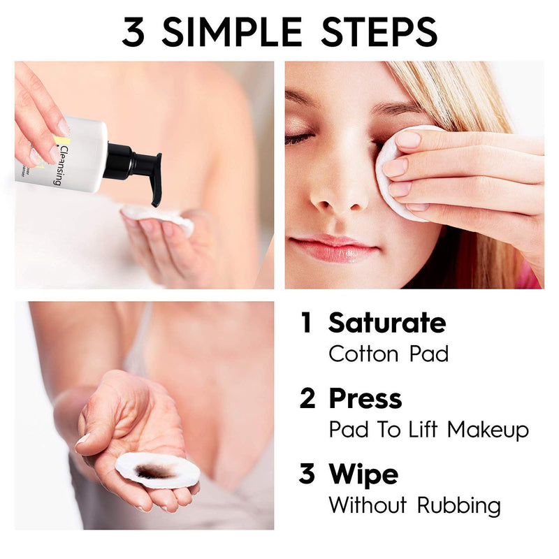 [Australia] - Make-up Remover Lightening Cleansing Milk Micellar Milk Facial Cleanser for Sensitive Skin Cleanser Make up waterproof Remover 200 ml 