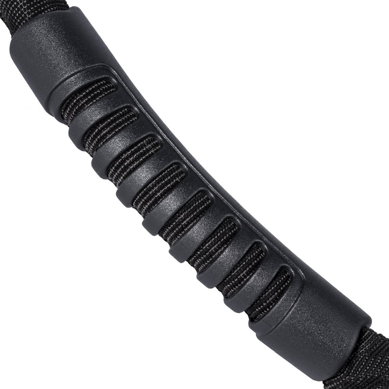 [Australia] - Beside_Auto 4 x Black Roll Bar Grab Handles Grip Handle For Wrangler YJ TJ JK JK JL JLU Sports Sahara Freedom Rubicon X & Unlimited 1995-2018 (Black) 