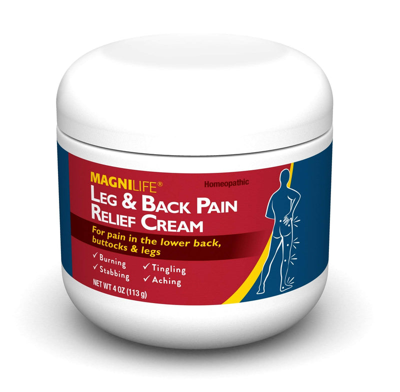 [Australia] - MagniLife Leg & Back Pain Relief Cream, Fast-Acting Sciatica Pain Relief, Naturally Soothe Burning, Tingling and Stabbing Pains with Aloe and Calendula - 4oz 