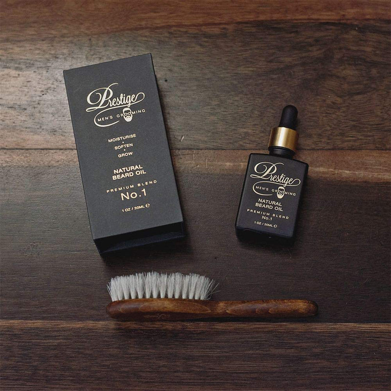 [Australia] - Beard Oil for Men by Prestige Mens Grooming ‚Äî for Healthy Beard Growth ‚Äî 100%¬†Premium Natural Blend ‚Äî Beard conditioner Oil ‚Äî Patchouli oil & Ylang Ylang oil (musky-earthy, floral Scent) 30ml 