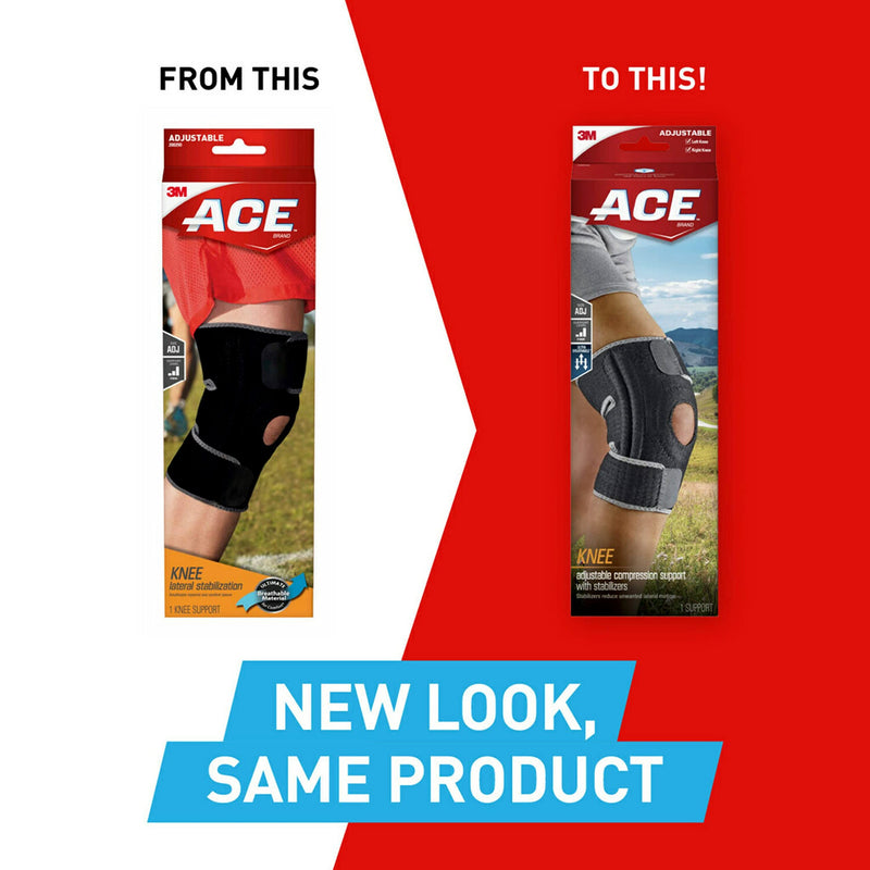 [Australia] - ACE Adjustable Knee Brace with Side Stabilizers Provides Support & Compression to Arthritic and Painful Knee Joints Knee Brace with Dual Side Stabilizers 