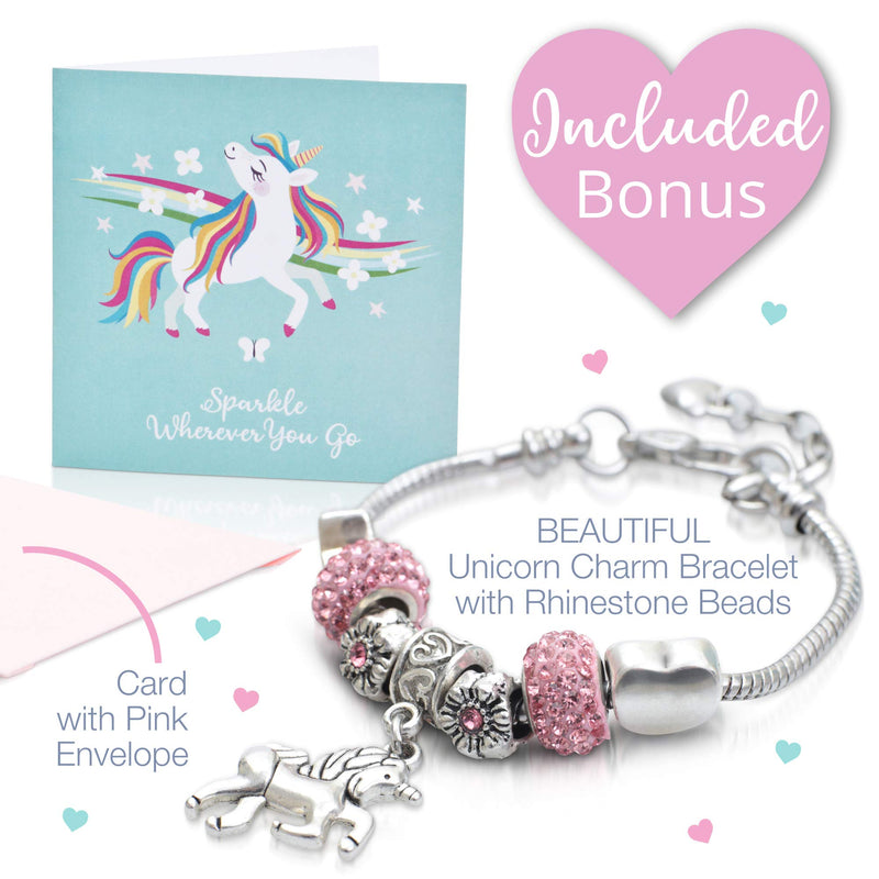 [Australia] - Amitié Lane Unicorn Jewelry Box For Girls - Two Unicorn Gifts For Girls Plus Augmented Reality App (STEM Toy) - Unicorn Music Box and Unicorn Charm Bracelet (Mint Green) Mint 