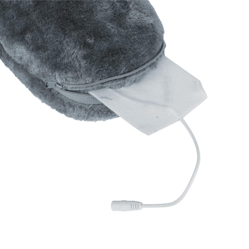 [Australia] - USB Electric Heated Slippers Foot Warmer USB Heated Slippers Warmers Heating Shoes Winter Warm Slippers Electric Heated Feet for Men Women Keep Feet Warm for Indoor Home Office(Gray) 