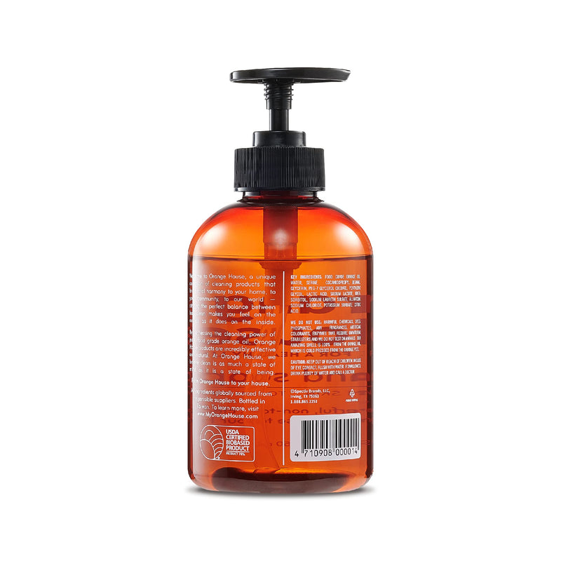 [Australia] - Orange House Liquid Hand Soap, Natural Eco-Friendly USDA, 12 Fl Oz 