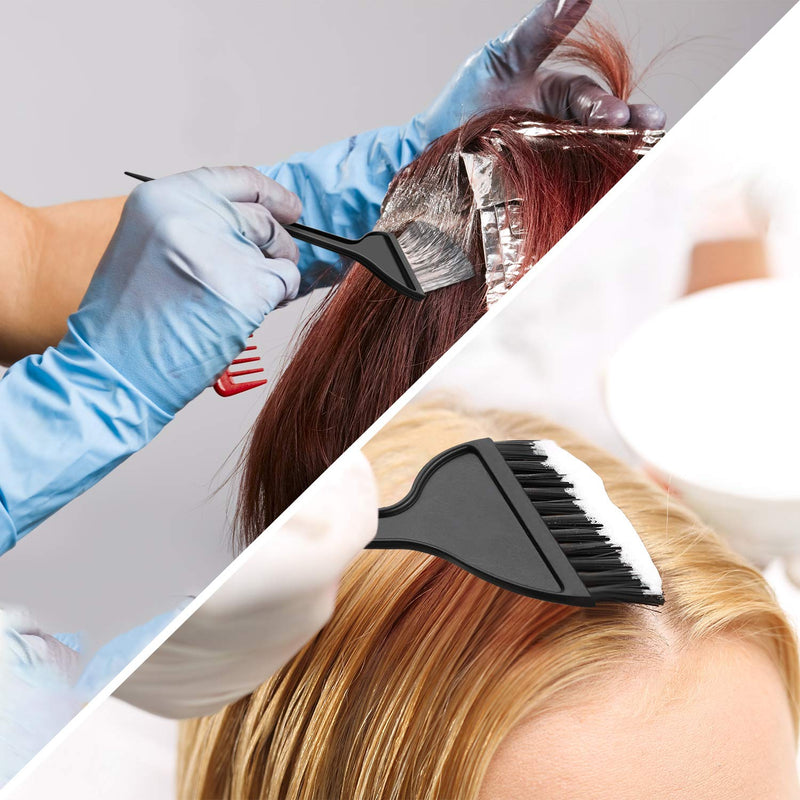 [Australia] - 2 Pieces Hair Coloring Brush Hair Dye Tools Set for DIY Hair Coloring Salon Hair Dyeing 