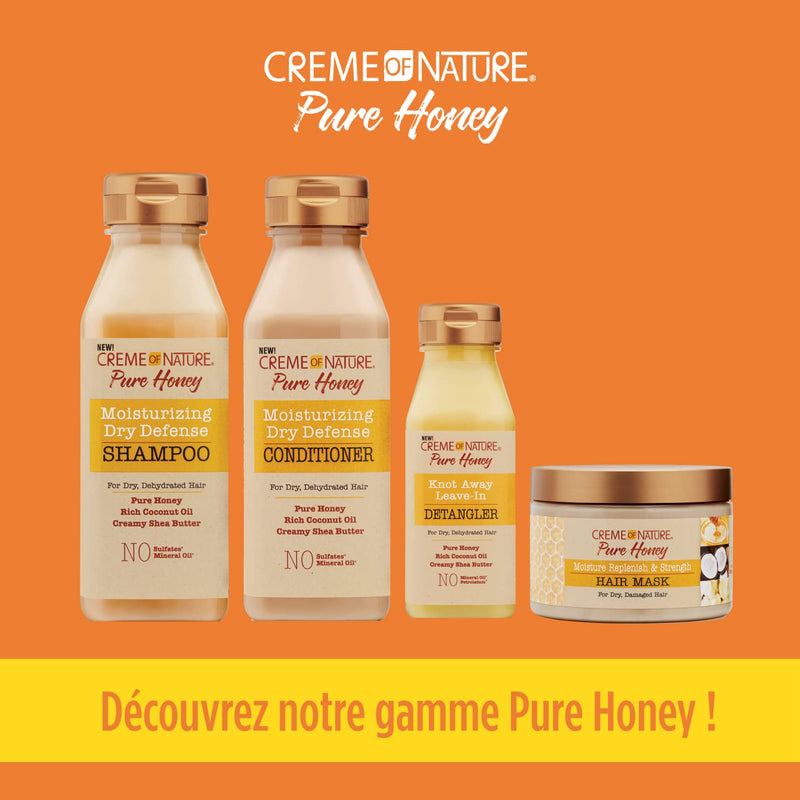 [Australia] - Creme of Nature Pure Honey Leave-In Conditioner 8 Ounce Pump (236ml) 