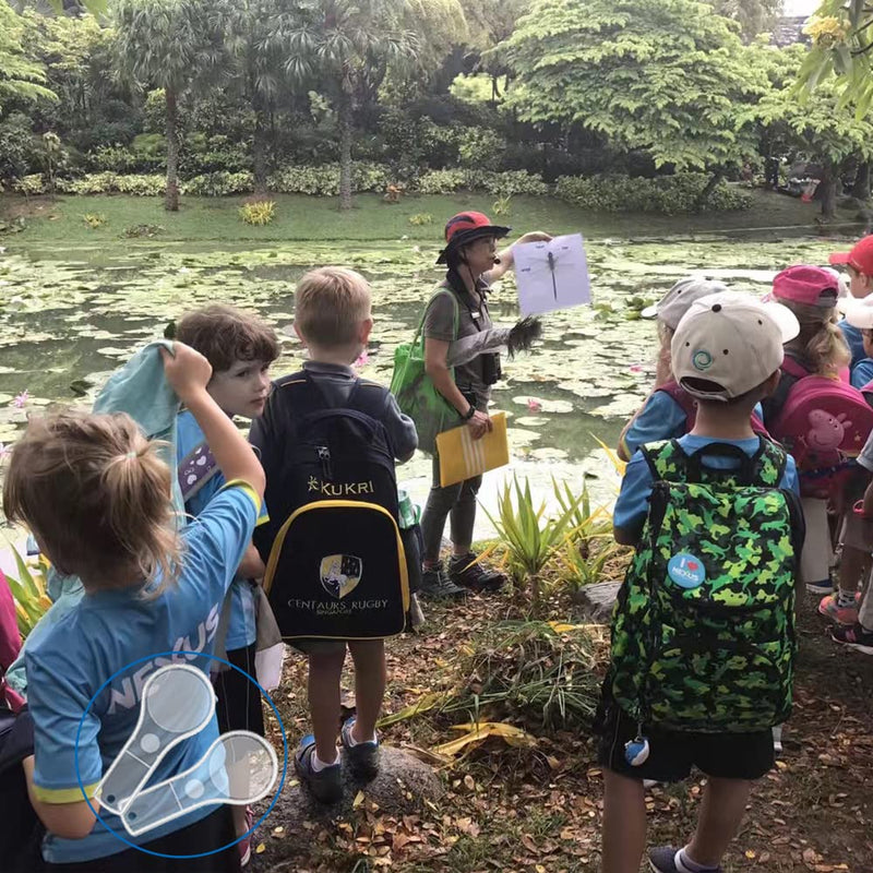 [Australia] - IRCHLYN 24 Pack Plastic Magnifier, Mini Magnifying Glass 5X and 15X Handheld Reading for Kids Home, Classroom, Outdoor Science Observation Hand Lens 