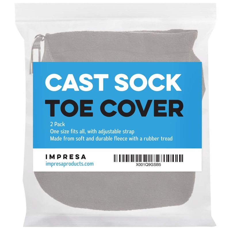 [Australia] - 2-Pack of Cast Socks - Heavy-Duty Construction, Large Enough For Virtually Any Leg, Ankle or Foot Cast - Closed Toe Sock Cover - By Impresa Products 
