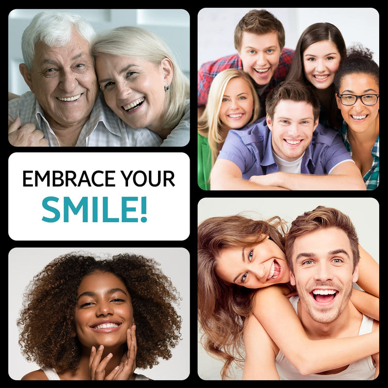 [Australia] - Teeth Whitening Gel Refills X 8 (3ml Each) - Peroxide Free, Vegan & Natural - 10 Minutes Stain Remover for Sensitive Teeth - Enamel Safe Teeth Whitener Gels Syringes for Visible Tooth Whitening 