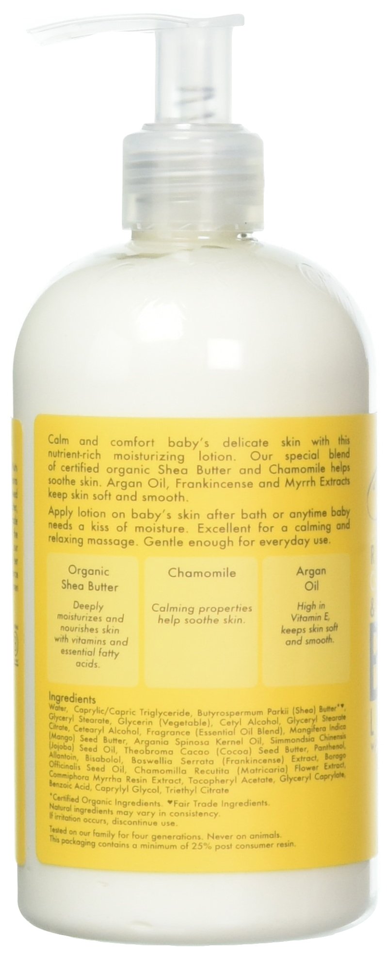 [Australia] - Shea Moisture Raw Shea Chamomile & Argan Oil Baby Lotion 13 oz 