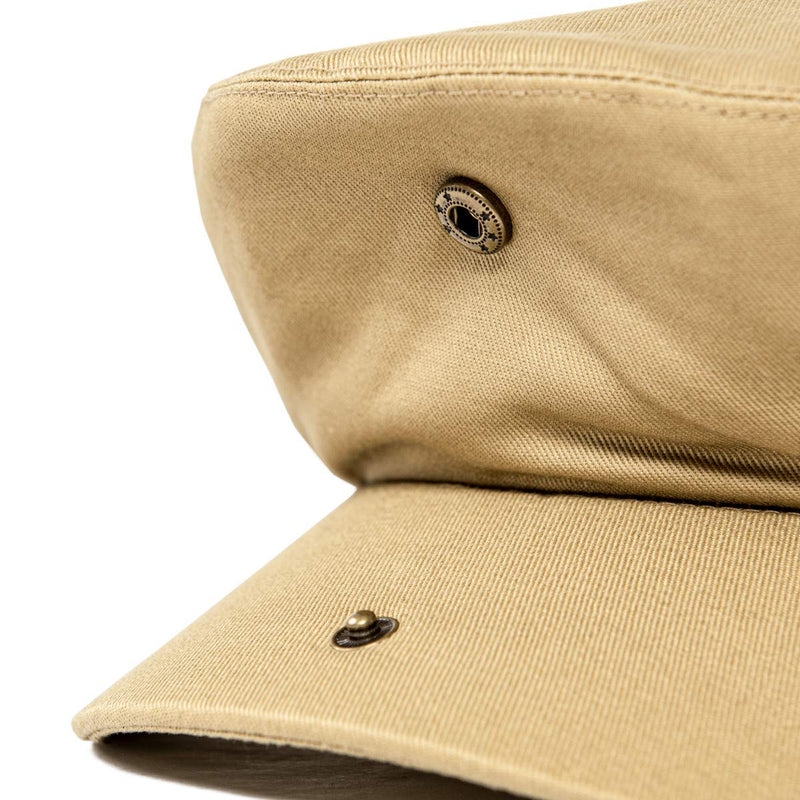 [Australia] - BOTVELA Men Ivy Cap Twill Cotton Newsboy Flat Hat Khaki 7 7/8 