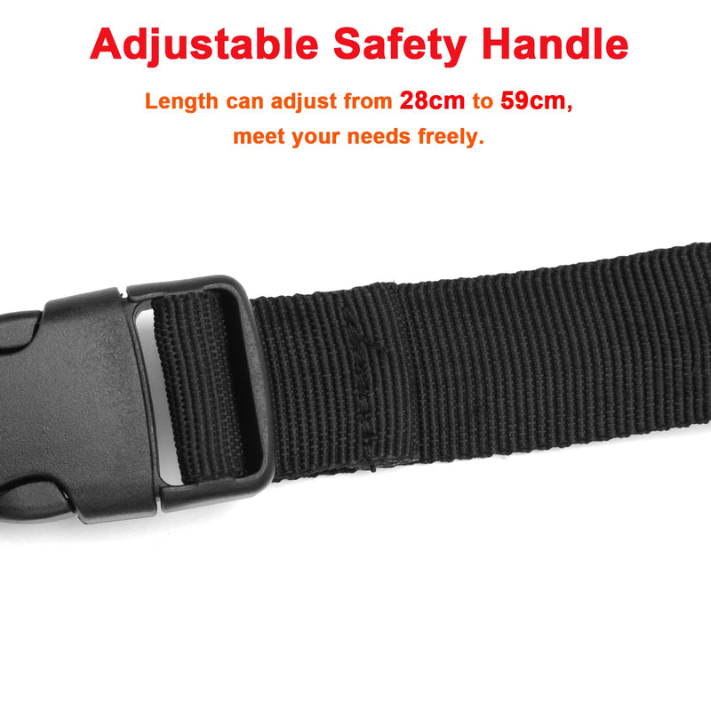 [Australia] - Adjustable Vehicle Support Handle, Nylon Standing Aid Safety Handle for Elderly, Disabled Get in and Out of Car 28cm to 59cm 