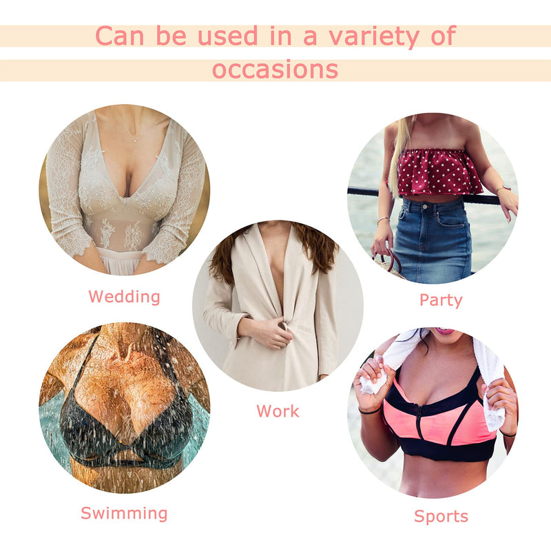 [Australia] - BEWTEIM Boob Tape for Breast Lift Boobytape, 1 Box Breast Tape Lifting with 2 PCS Nipple Cover Set, Breathable Nipple Tape 2 inch Adhesive Lift and Push Up Tape Black 1 Tape Black Color 2" x 16.5 ft 