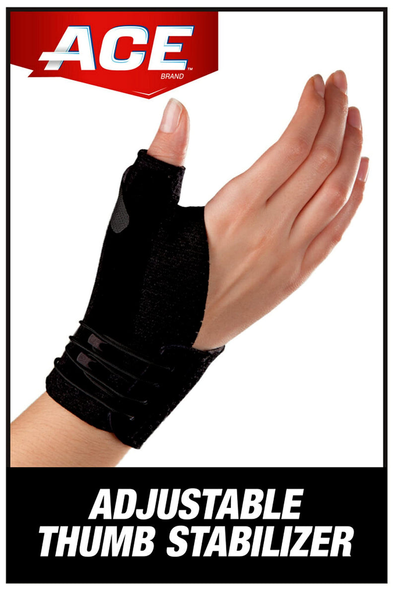 [Australia] - ACE Brand Deluxe Thumb Stabilizer, Adjustable, Black, 1/Pack 