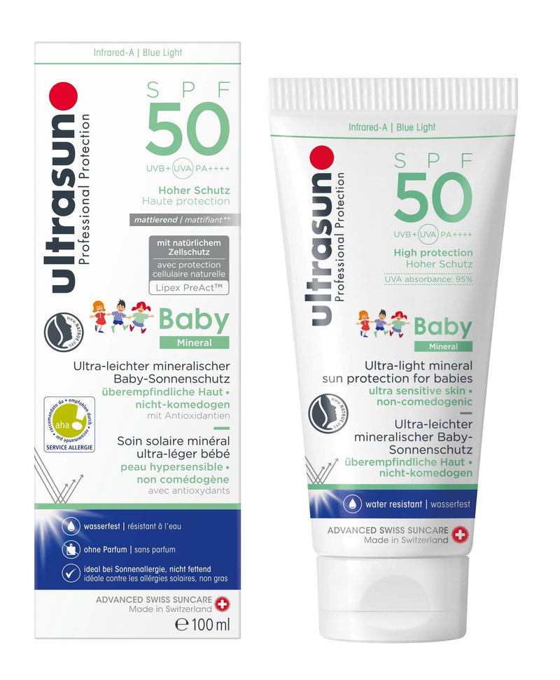 [Australia] - ultrasun SPF 50 Baby Mineral Sun Cream, 100 ml 