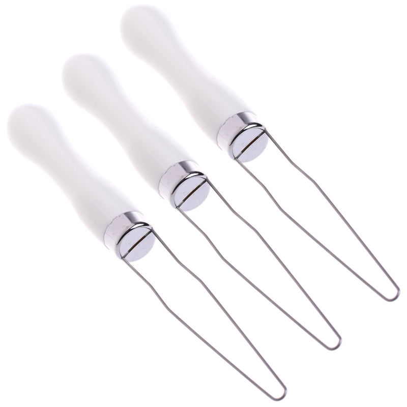 [Australia] - BCP Pack of 3 Grip Button Hook Helper (White Color) 