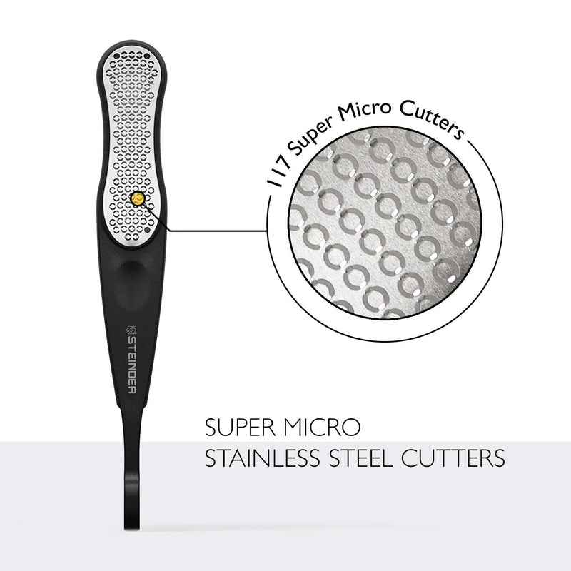 [Australia] - Steinder Foot Pedicure Rasp, PRECISE 117 Slim Foot File for Dead Skin, Korean-Made Foot Scrubber, Foot file, Hard Skin remover, Professional Foot File For Safe Exfoliation 