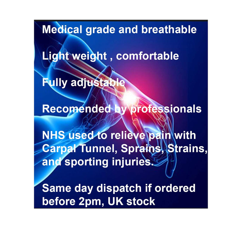 [Australia] - Body-Tec Adjustable neoprene Wrist support for arthritis and RSI syndrome NHS use X Large 21.3-23.5cm Left 