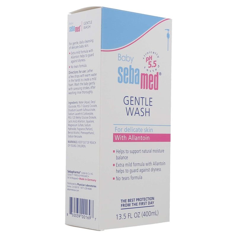 [Australia] - Sebamed Extra Soft Baby Wash with Pump, 13.5 fl oz/400ml 13.53 Fl Oz (Pack of 1) 