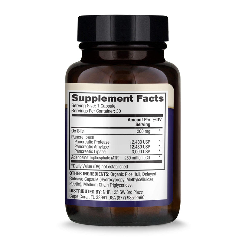 [Australia] - Dr. Mercola Gallbladder Enzymes Dietary Supplement, 30 Servings (30 Capsules), Supports Digestive Health, Non GMO, Soy Free, Gluten Free 