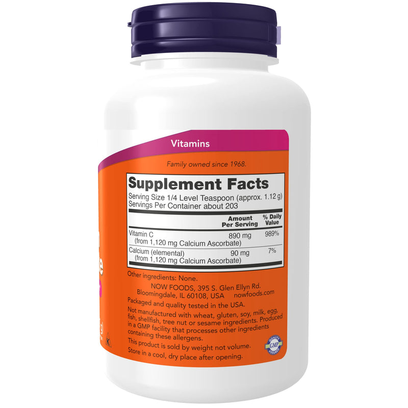 [Australia] - NOW Supplements, Calcium Ascorbate Powder, Buffered, Antioxidant Protection*, 8-Ounce 