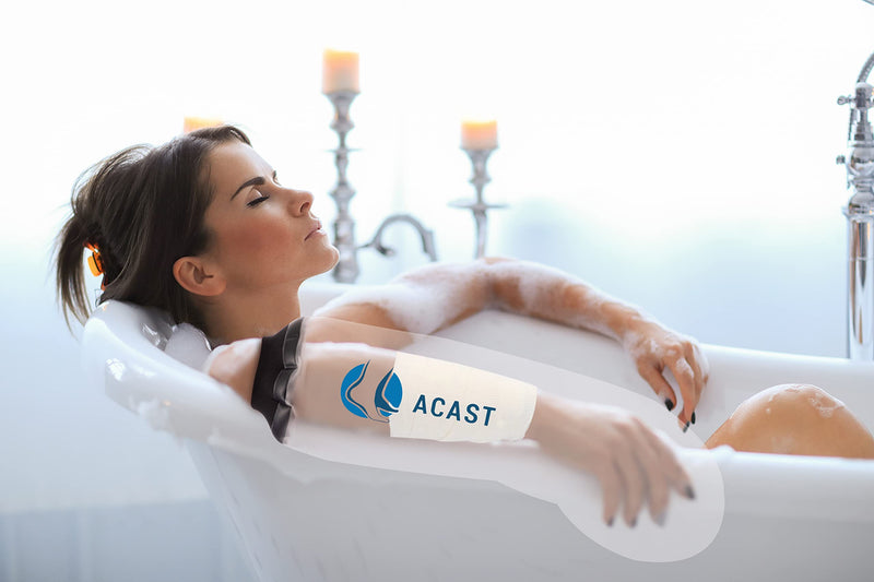 [Australia] - ACAST Waterproof Arm Cast Cover for Plaster Cast Arm, Shower & Bath, Reusable Hand Sleeve Dressing Protector for Broken Arm, Wrist, Elbow & Fingers 